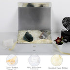 Large Gift Box with Lid 5 Pcs 13X9X4 In Silver Magnetic Gift Box Large - Image 2