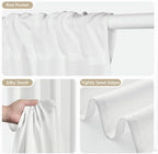Joydeco 30x10ft Wrinkle Free White Backdrop Curtain for Parties - Image 4