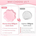 350 Pcs Pink Paper Plates and Napkins Set, Tableware Set for 50 Guests - Image 4
