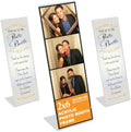 2x6 Slanted Photo Strip Frames - Silver Insert, 50 Pack by PhotoBoothNook