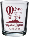 Personalized Love is in the Air Hot Air Balloon Baby Shower Favor votives, Favors for Guests in Bulk, Custom votives for Baby Showers, Diaper Parties, Gender Reveals, & More! by Custom