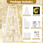 Ledido Easy-Assemble 4FT Marquee Light Up Letter, Large Lighted Letter Z - Image 2