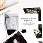 Duncan & Stone Baby Book First Year, Linen Memory Keepsake, Sage Green, 112 - Image 5