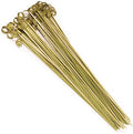 BambooMN Loop Ring Card Holder Gardening Flower and Lawn Sticks - 17" (43cm) - 100 Pieces by BambooMN