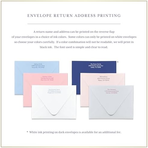Fairmont & Grove Baby Shower Thank You Cards and Envelopes With Watercolor Crest and Monogram (Blue) - Image 6