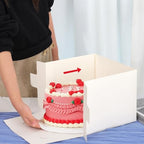 Moretoes 28pcs Cake Boxes, 10”x10”x8” Bakery Boxes for Pastries, Desserts - Image 4