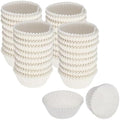 CybrTrayd No.5 Glassine Paper Approximately 12,500 Pieces – 1-1/4” Base, 3/4” Wall Candy Cups, White by CybrTrayd