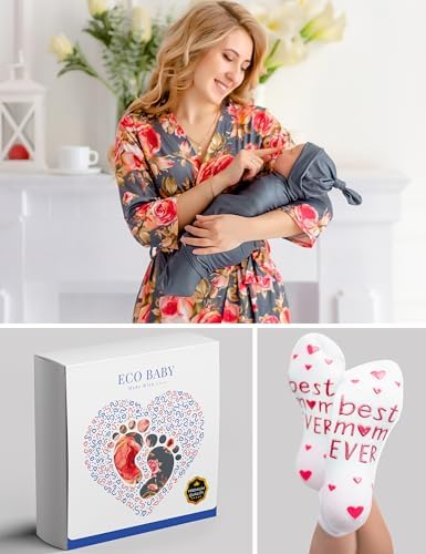 Mommy and Me Robe and Swaddle Set | Maternity Robe Matching Baby Girl, Boy - Image 6