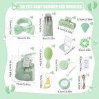 116Pcs Baby Shower Prizes Game Winners Favors Gifts Set (Green) - Image 2