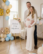 53.9" Gold Easel Stand for Sign, Display Easel for Wedding Sign, Painting - Image 4