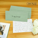 200 Pack Sage Green #10 Business Envelopes Letter Size Self-Seal - Image 4