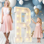 Ledido Easy-Assemble 4FT Marquee Light Up Letter, Large Lighted Letter R by Ledido