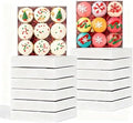 6x6x1.25 Inches 50PCS Treat Boxes with Clear Display Lid by SLShePack