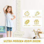 Kids Height Measurement Wall Chart, Personalized Name Wood Gift - Image 6