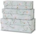 Soul & Lane - Magnetic Decorative Storage Boxes, Set of 3, Ethereal Blossom by SoulLane