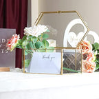 Hanna Roberts Card and Gift Holder Glass Cards Box for Weddings, Birthdays, Graduations, Baby and Bridal Showers (Full Opening) - Image 6