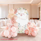 Little Wildflower on the Way Arch Backdrop Cover Baby Shower Party 6.6ft - Image 2