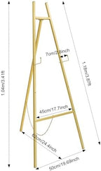 Wedding Welcome Sign Holder Portable Easel Display Stand for Poster Gold Metal Party Sign Stand Background Decor Tall Floor Easel Frame for Photo Reception Board Birthday Baby Bridal Shower Graduation - Image 2