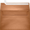 LUXPaper A9 Invitation Envelopes | Peel & Press | 5 3/4" x 8 3/4" | Copper Metallic | 80lb. Text | 500 Qty by LUXPaper