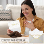 100 Pack Congratulations Cards with Envelopes All Occasion, Gray - Image 6