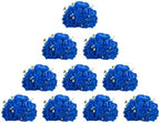 BLOSMON Artificial Flower Balls Wedding Centerpieces 10pcs 11.8" Royal Blue Fake Flowers Rose Hydrangea Ball Arrangement Center Pieces for Table Silk Floral Bouquet for Wedding Party Home Decor by Blosmon