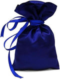 Darling Souvenir 50 Satin Drawstring Gift Pouch Small Wedding Party Favors Bag - 8" x 10" inches Baby Shower Thank You Pouches- Blue by DarlingSouvenirMADEWITHLOVE