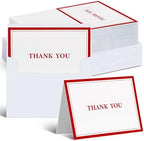 AmazingSpark 120 Kit Thank You Cards with Envelopes Bulk 4.8 x 6.8'' Red by Unknown