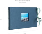 Kolo Noci Small 4x6 Photo Album, Holds 24 Photos, Ideal for Weddings and Baby Books, Lake - Image 2