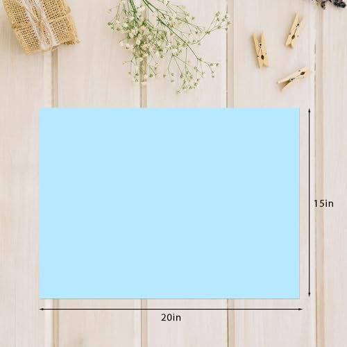 1000 Sheets Light Blue 20"X15" Tissue Paper Bulk for Gift Bags - Wrapping Tissue Paper for Birthday Weddings Showers Gift Packaging Arts Craft Party Favor Decoration Wrapping Supplies - Image 3