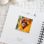 Nuts & Bolts Paper Co. Growing You Personalized Pregnancy Journal Memory Book - Record Pregnancy Memories and Moments with Your Baby Girl or Boy in this Photo Journal Scrapbook Album - Image 7