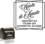 Personalized Return Address Stamp, Black Ink - Image 2