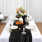 12 Pack 35 x 120 Inch Black Table Runner Cheesecloth 10Ft - Image 4