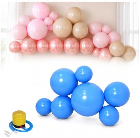 Garland Balloons Reusable, PVC Party Decor Arch Kit，7balls-Blue by Unknown