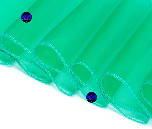 MDS Pack of 100 Organza Chair Sashes for Wedding & Event Décor – Green - Image 4