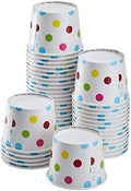 Karat [16oz - 1000 ct] Paper Soup Bowls & Ice Cream Cups for Hot/ Cold Food - Ideal for Soup, Ice Cream and Snacks - Dots by Karat