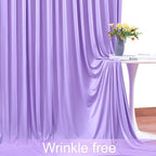 20ft x 10ft Wrinkle Free Lavender Wedding Backdrop Curtains for Party Bridal Shower Reception Decorations Lavender Fabric Curtain Backdrops Drapes for Photography Baby Shower Birthday Background - Image 6