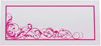 Scribble Vintage Swirl Printable Place Cards, Fuschia, Set of 150 (25 Sheet - Image 5