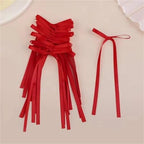 200pcs Bow Cake Topper Birthday Cake Decor Satin Ribbon - Image 5