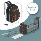 ISMGN Diaper Bag Backpack with Changing Station, Baby Bags for Boys, Black - Image 6