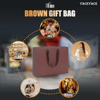 YACEYACE Brown Gift Bags Bulk, 20 Pack Brown Gift Bags with Handles - Image 7