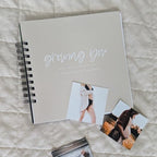 Nuts & Bolts Paper Co. Growing You Personalized Pregnancy Journal Memory Book - Record Pregnancy Memories and Moments with Your Baby Girl or Boy in this Photo Journal Scrapbook Album - Image 3