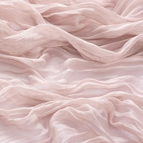 DeZerlor Pink Washable Cheesecloth Napkins Set of 100 for Wedding Party - Image 5