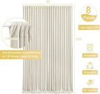 8 Panels Beige Backdrop Curtain for Baby Shower Wrinkle Free 40ft x 10ft Backdrop Drapes Panels for Parties Wedding Bridal Shower Birthday Photo Photography Fabric Background Decoration - Image 5