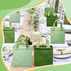 Wesnoy 36 Pcs Woven Gift Bags, Reusable Pastel Tote with Handles - Image 6