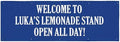 Let's Make Memories Personalized Banner for Any Occasion - Birthday Party, Retirement, Shower, Etc - Create Your Own Custom Banner - Party Decorations - Indoor/Outdoor Vinyl - Blue - 10ft by LetsMakeMemories