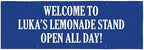 Let's Make Memories Personalized Banner for Any Occasion - Birthday Party, Retirement, Shower, Etc - Create Your Own Custom Banner - Party Decorations - Indoor/Outdoor Vinyl - Blue - 10ft by LetsMakeMemories