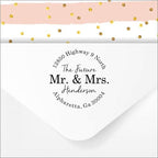 Personalized Self Inking Return Address Stamp, Future Mr and Mrs - Image 2