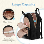 mommore Diaper Bag Backpack, Large Travel Baby Bag for Daily Essentials - Image 3