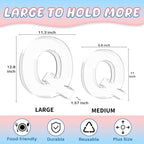 13.8" Extra Large Acrylic Letter Charcuterie Board Box, Reusable Fillable Letter Cake Candy Dish Display Serving Tray for Birthday Anniversary Party Decoration (Q) - Image 2