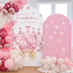 Mindsoft 2 Set a Little Snowflake is on The Way Arch Backdrop Cover by Mindsoft